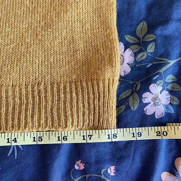 Yellow Knit Cardigan - Picture 6 of 7